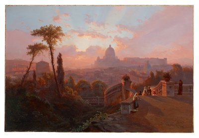 Veduta di Roma da Johann Herman Carmiencke